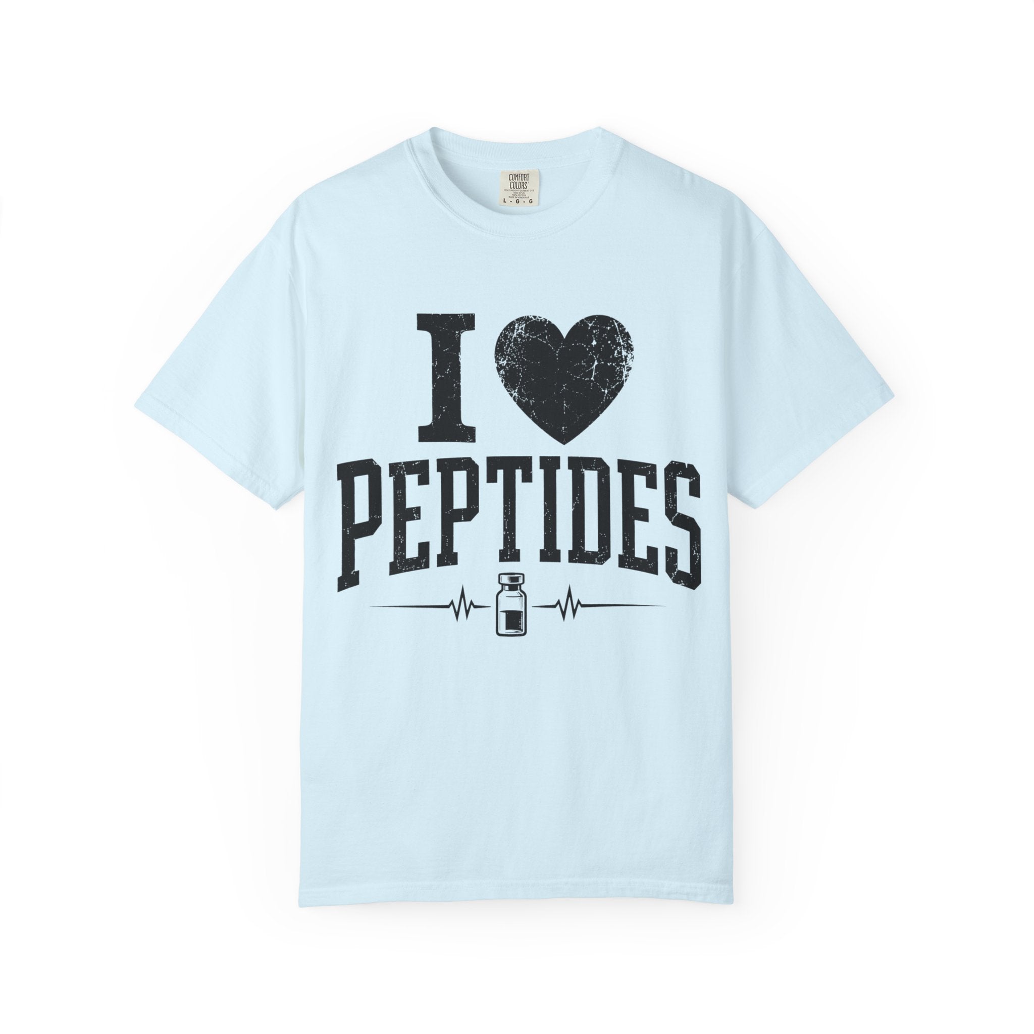 I Love Peptides T-Shirt — Peptide Researcher & Biohacker Graphic Tee
