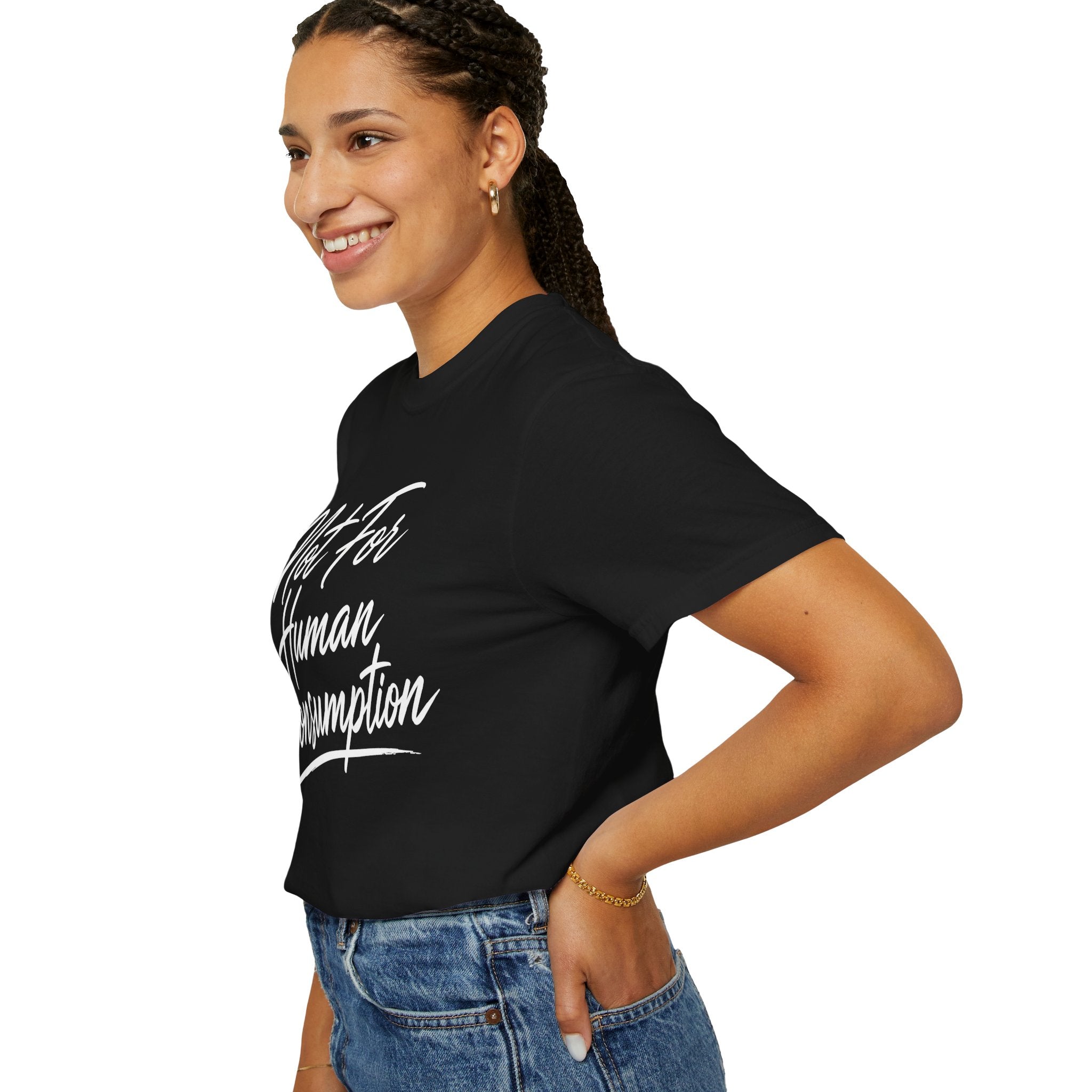 Not For Human Consumption Tee — Graphic Statement T-Shirt
