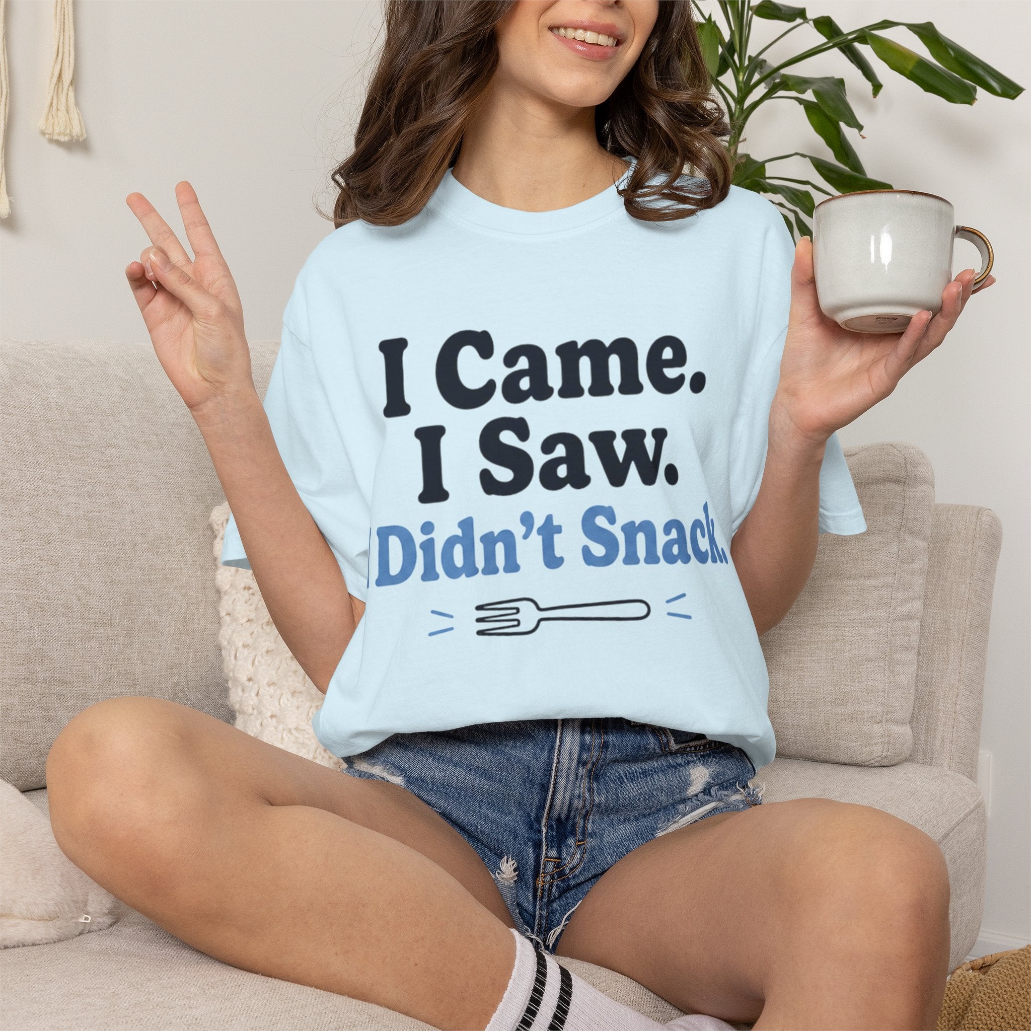Funny T-Shirt — "I Came. I Saw. I Didn't Snack." Weight Loss & GLP Humor