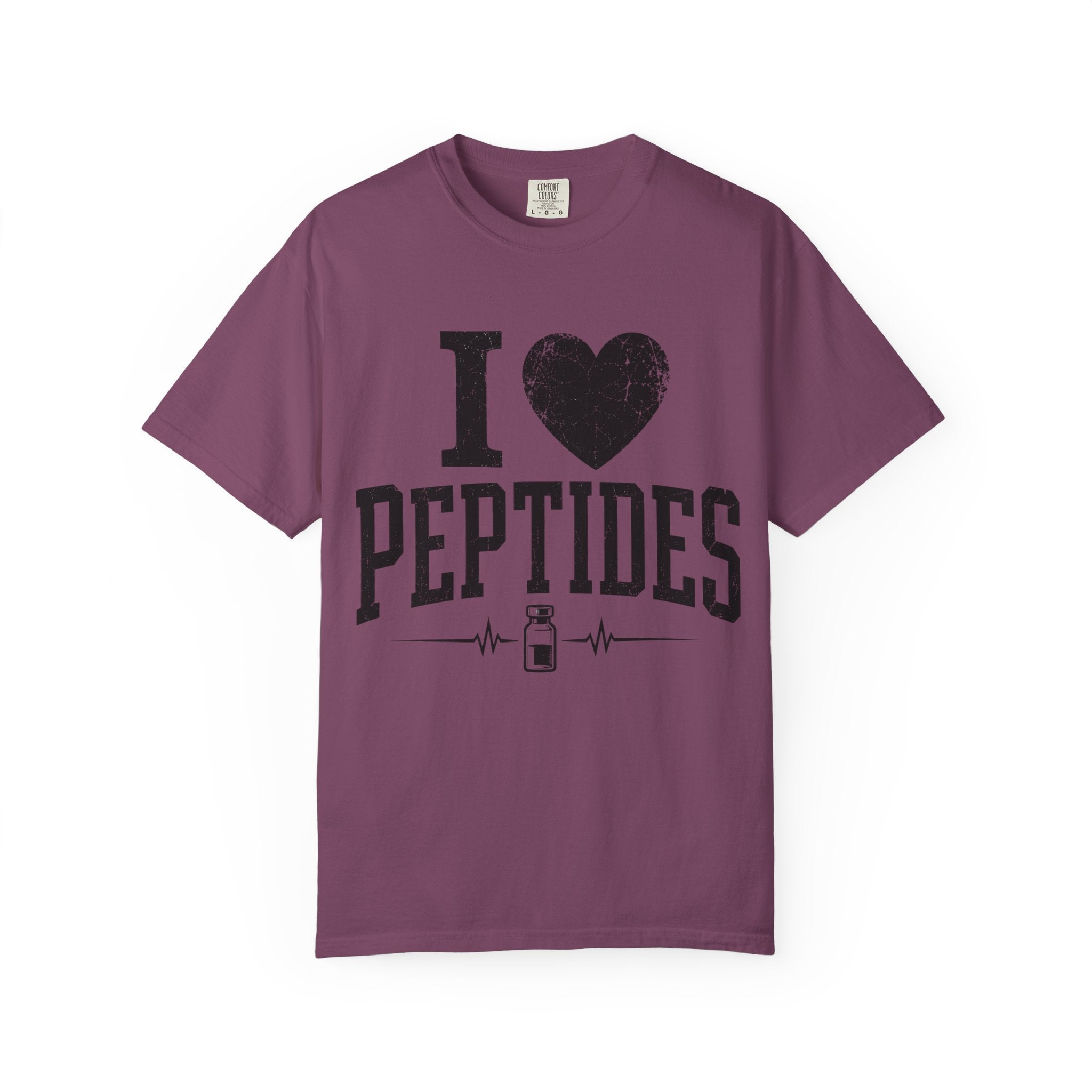 I Love Peptides T-Shirt — Peptide Researcher & Biohacker Graphic Tee