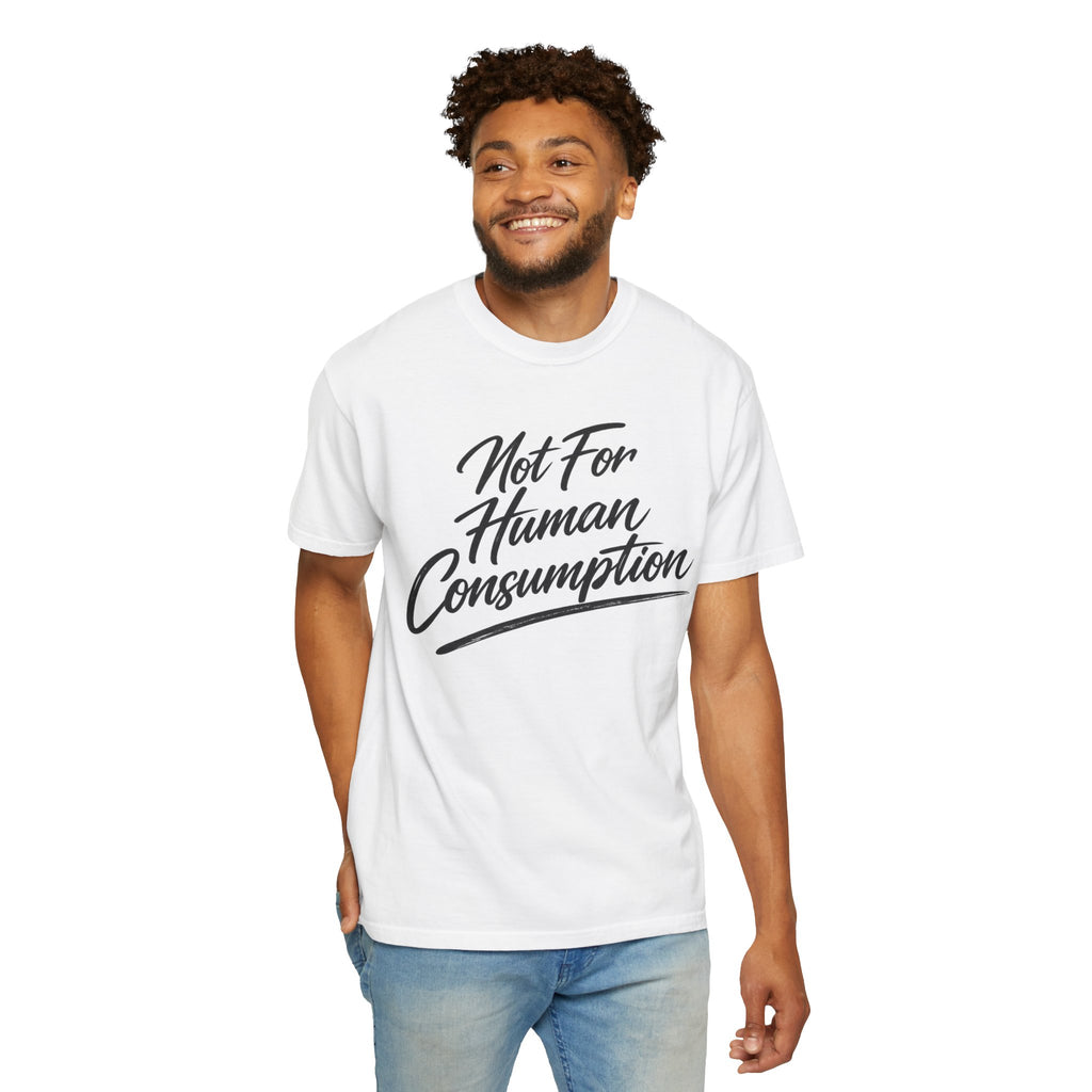 Not For Human Consumption T-Shirt – Funny Graphic Tee for Researchers and Fitness Enthusiasts