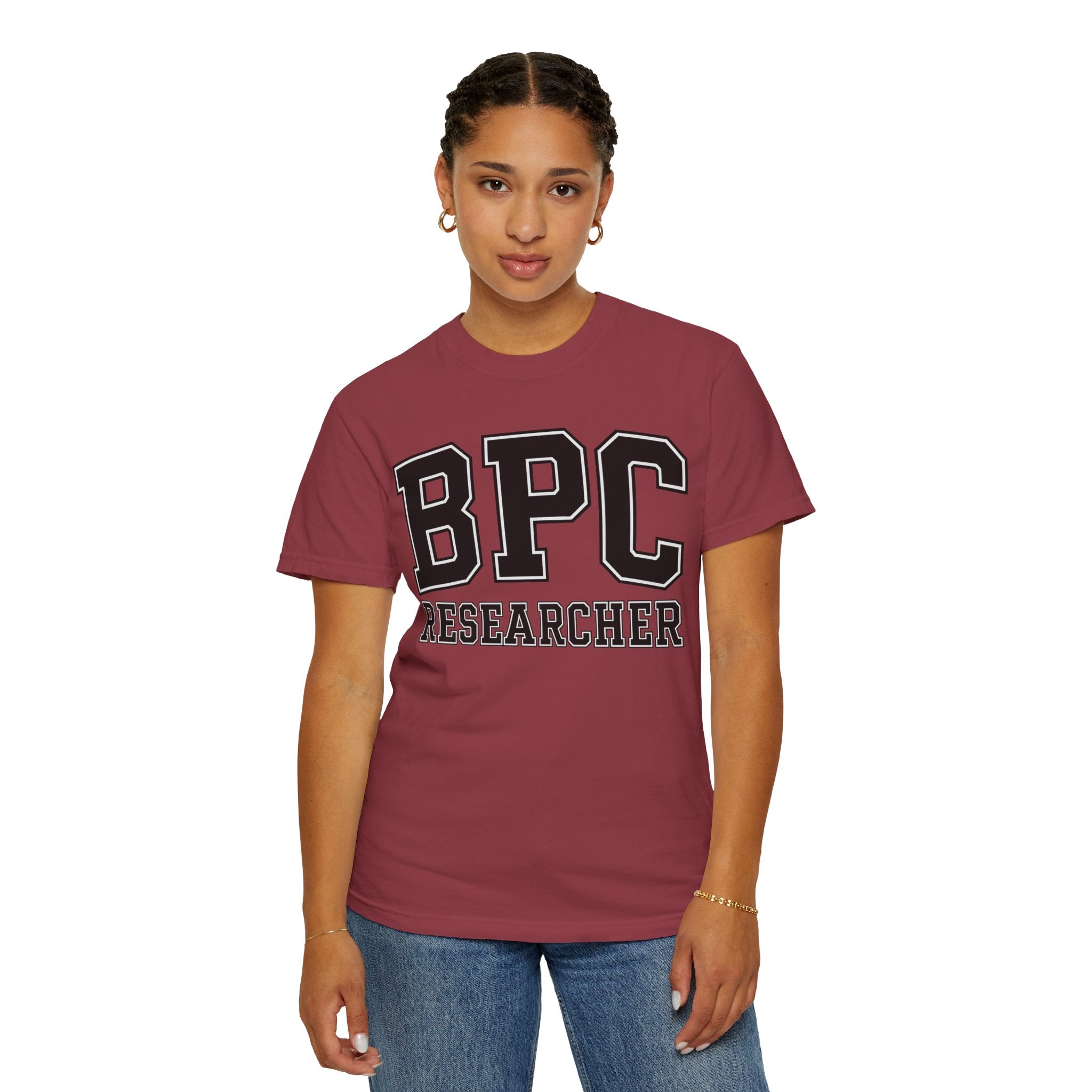 BPC Researcher T-Shirt — Collegiate Biohacker Tee for BPC-157 Enthusiasts