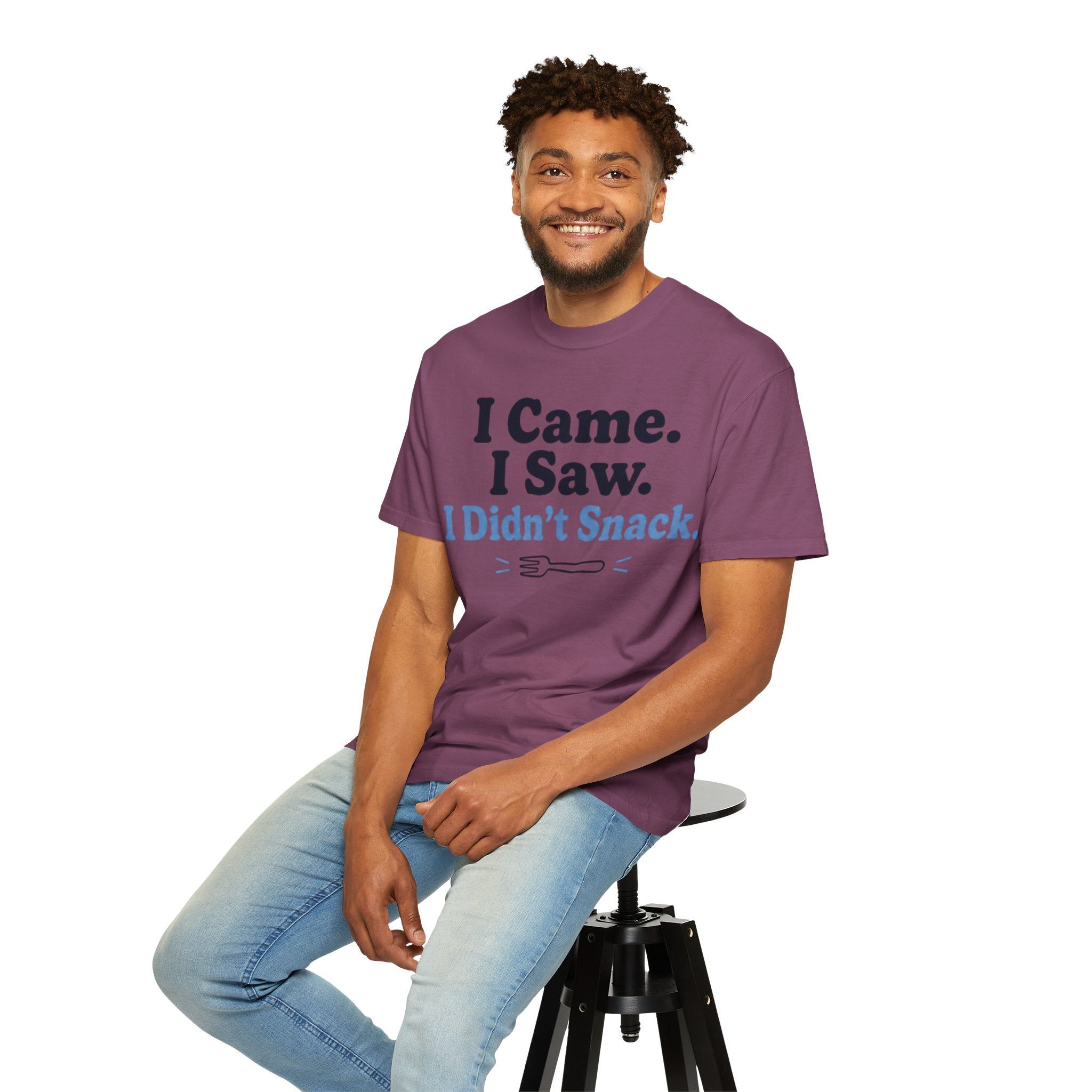 Funny T-Shirt — "I Came. I Saw. I Didn't Snack." Weight Loss & GLP Humor