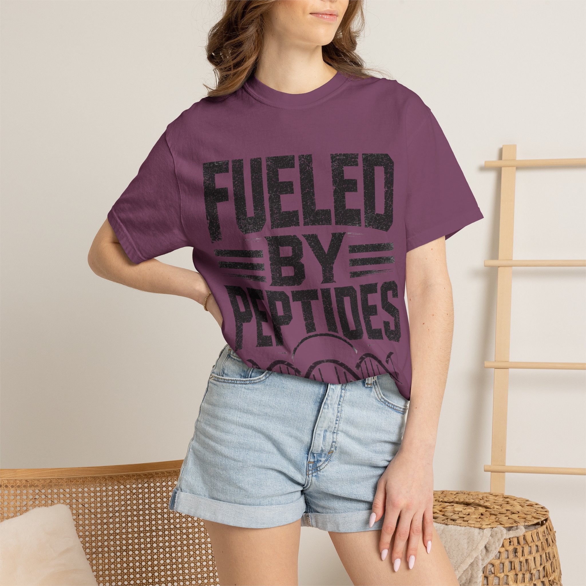 Fueled by Peptides T-Shirt — Biohacker, Fitness Graphic Tee