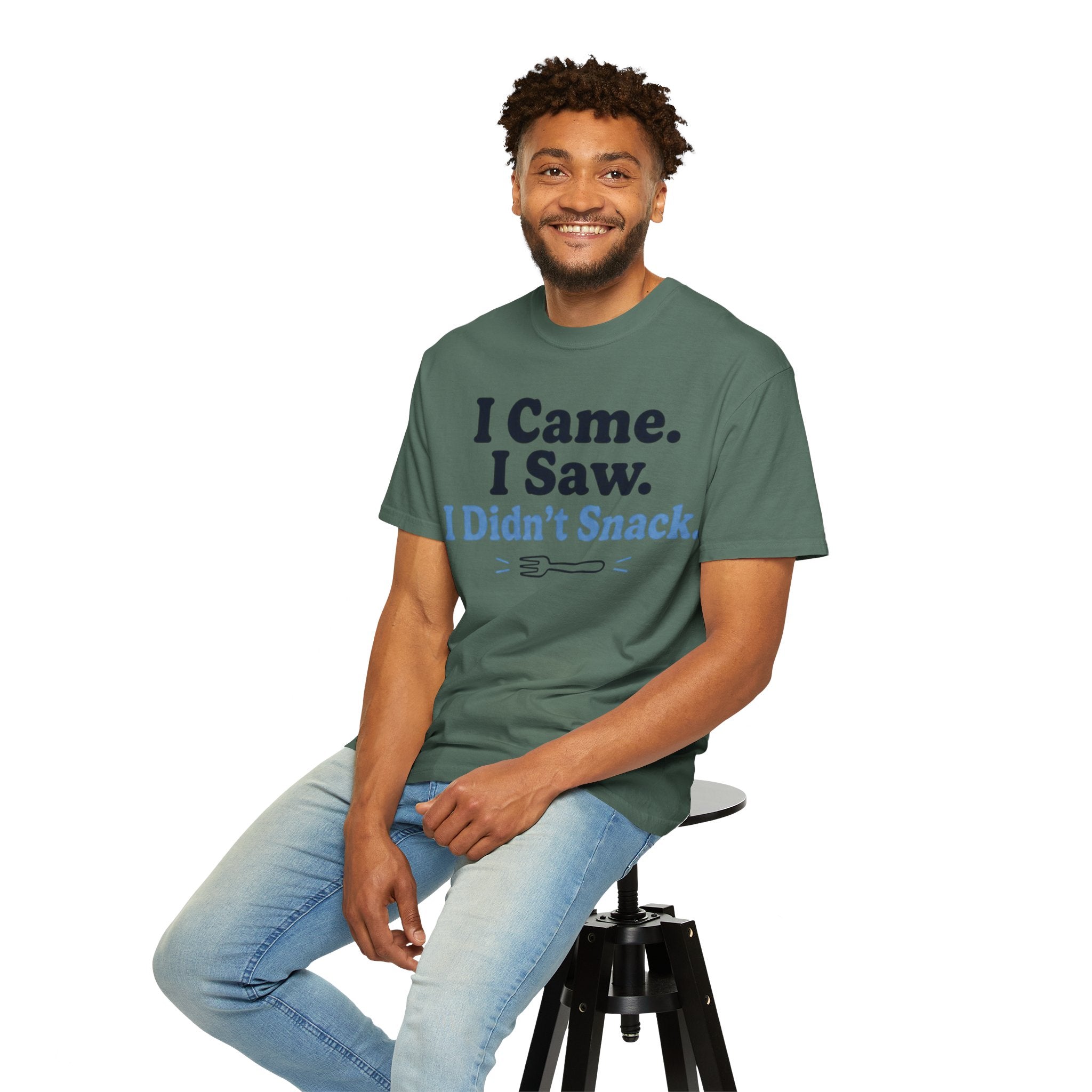 Funny T-Shirt — "I Came. I Saw. I Didn't Snack." Weight Loss & GLP Humor