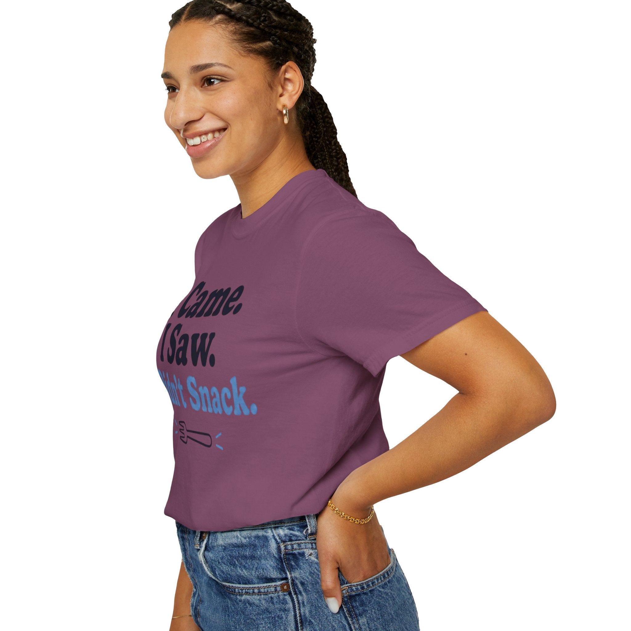 Funny T-Shirt — "I Came. I Saw. I Didn't Snack." Weight Loss & GLP Humor